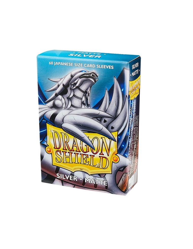 Fundas Dragon Shield Tamaño Japonés (59x86mm) - Silver / Plata Mate (60  - Fundas Dragon Shield Tamaño Japonés (59x86mm) - Plata