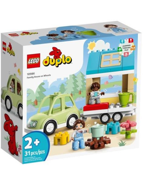 Lego Duplo. Casa Familiar con Ruedas  - Sal a vivir una gran aventura con tu intrépido bebé en la Casa Familiar con Ruedas Mi Ci