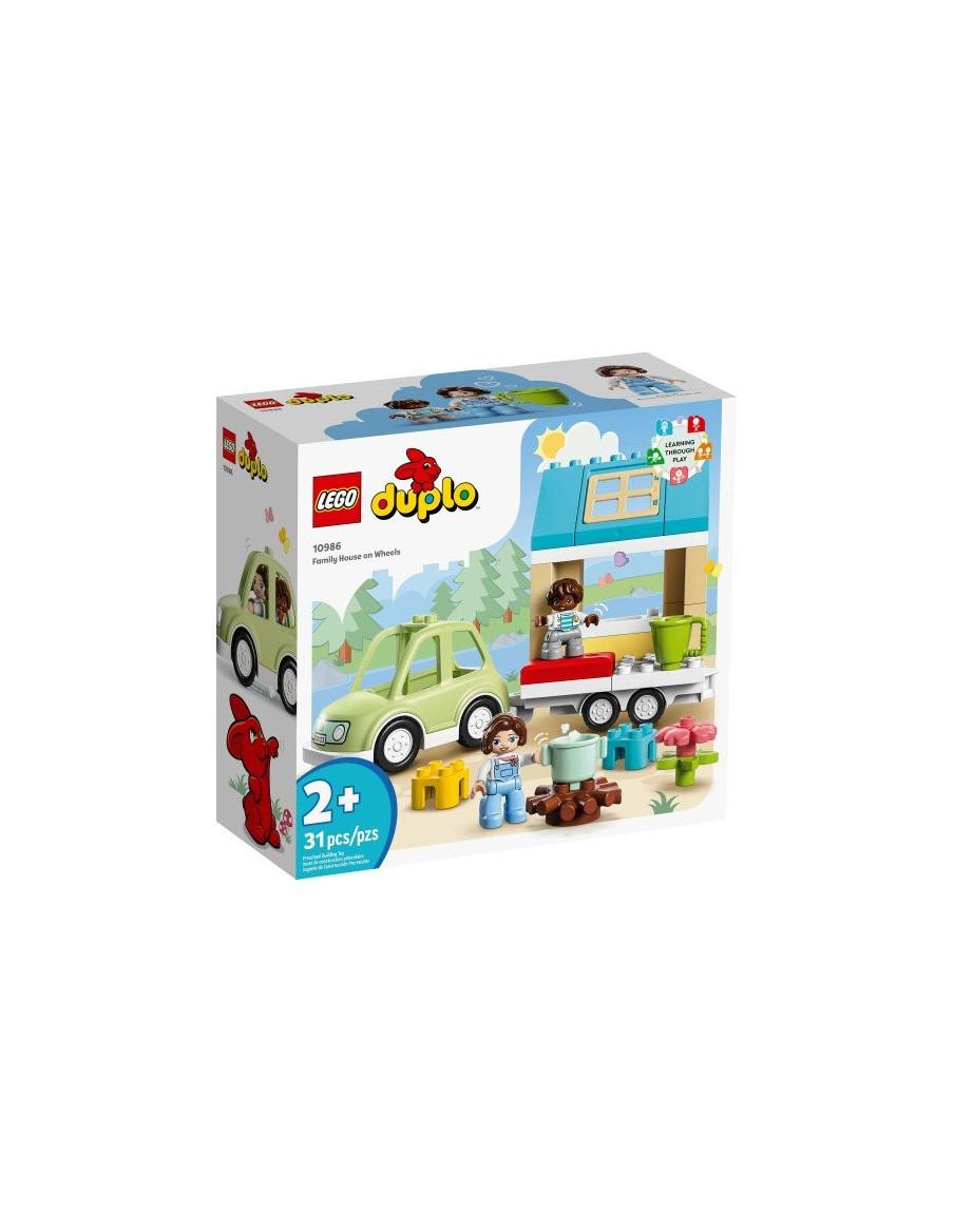 Lego Duplo. Casa Familiar con Ruedas  - Sal a vivir una gran aventura con tu intrépido bebé en la Casa Familiar con Ruedas Mi Ci