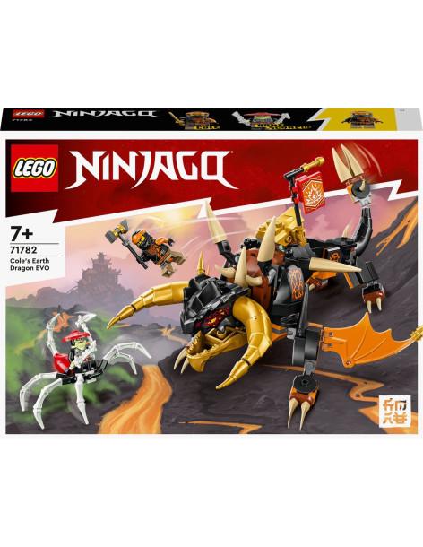 Lego Ninjago: Dragón de Tierra EVO de Cole  - A los niños a partir de 7 años les entusiasmará interpretar emocionantes batallas
