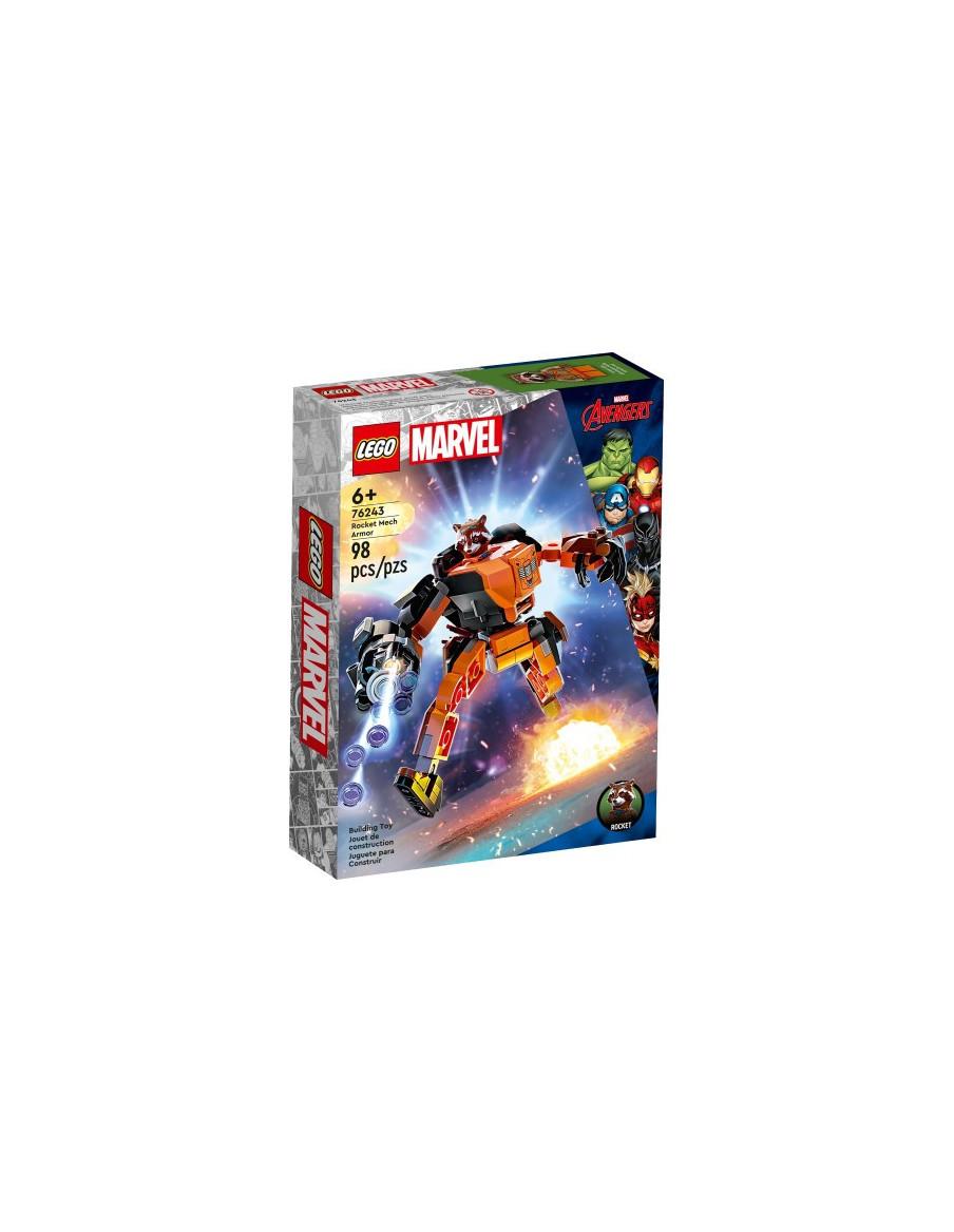 Lego. Rocket Mech Armor  - Marvel Studios’ Guardians of the Galaxy fans aged 6 and up are sure to love LEGO® Marvel Rocket Mech 