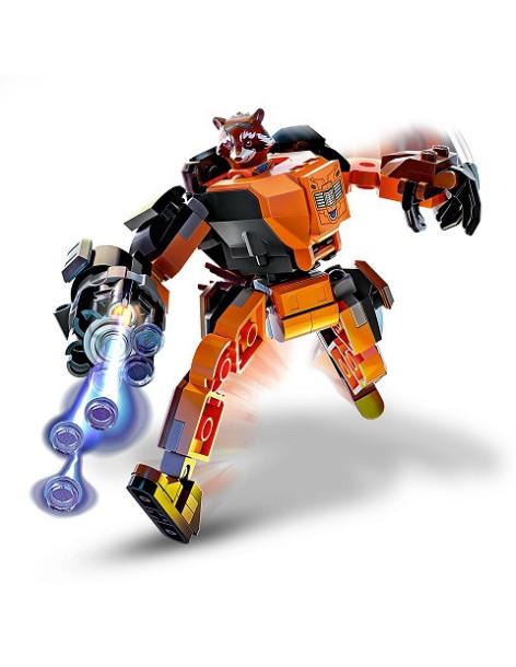 Lego. Armadura Robótica de Rocket  - A tu peque mayor de 6 años superfán de Guardianes de la Galaxia, las películas de Marvel St 2