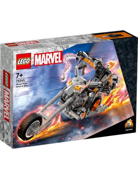 Lego. Meca y Moto del Motorista Fantasma  - Regala a tu fan de los superhéroes mayor de 7 años un montón de formidables aventura