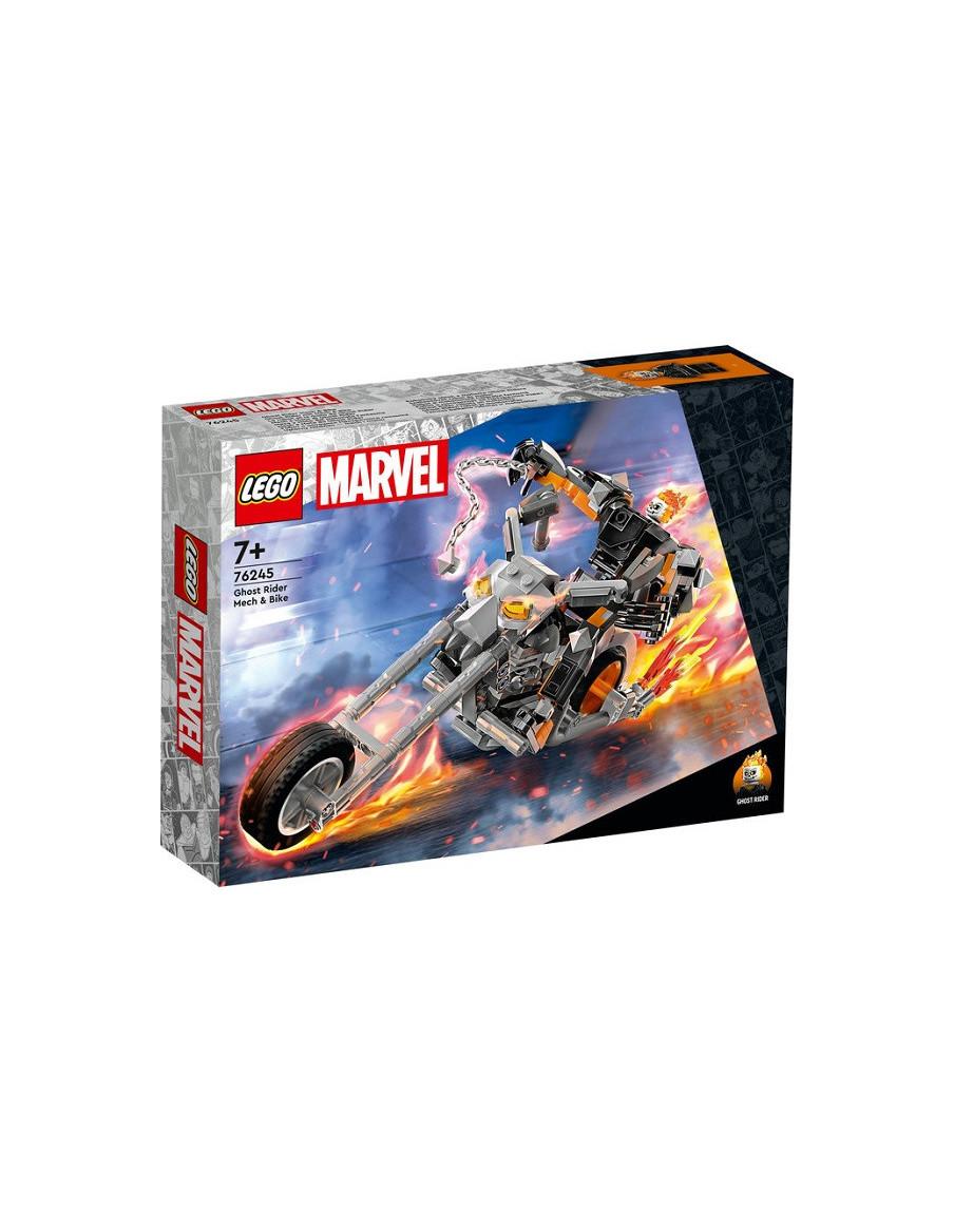 Lego. Ghost Rider Mech & Bike  - Treat Super Hero fans aged 7 and up to mega motorcycle adventures with the large-scale LEGO® Ma