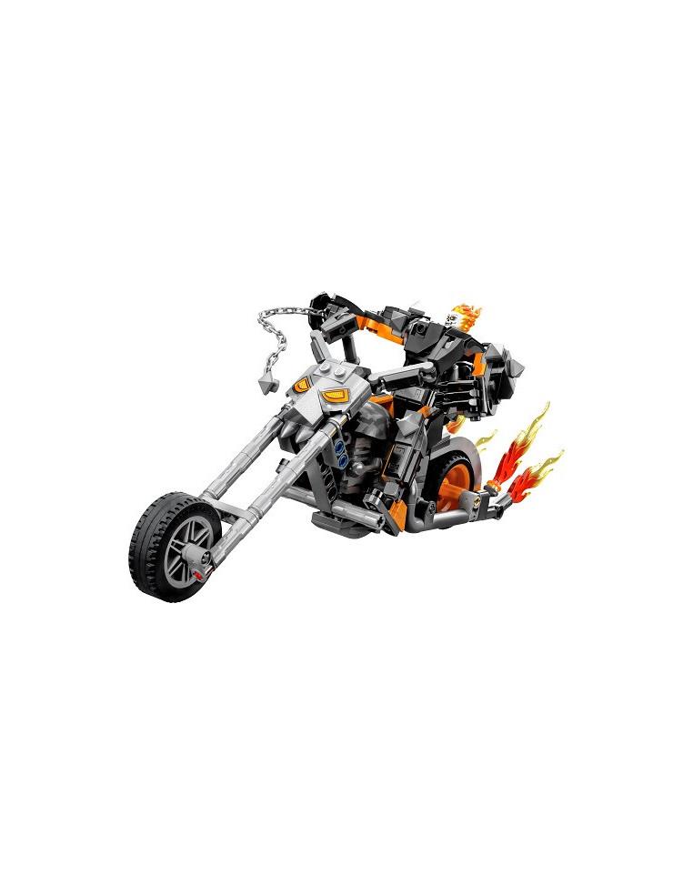 Lego. Meca y Moto del Motorista Fantasma  - Regala a tu fan de los superhéroes mayor de 7 años un montón de formidables aventura