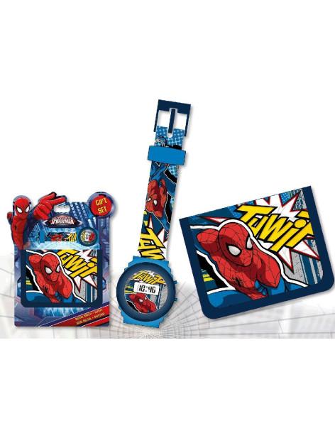 Set reloj digital y cartera de ultimate spiderman  -  2