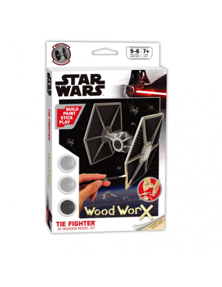 Maqueta Wood WorX caza Tie Fighter. Star Wars