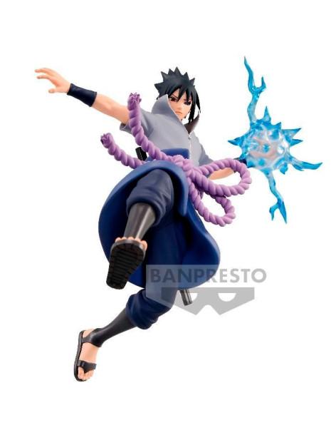 Figura Banpresto Sasuke Effecttreme Shippuden  - Figura de Sasuke Uchiha de Naruto Shippuden con el Chidori 14cm aprox