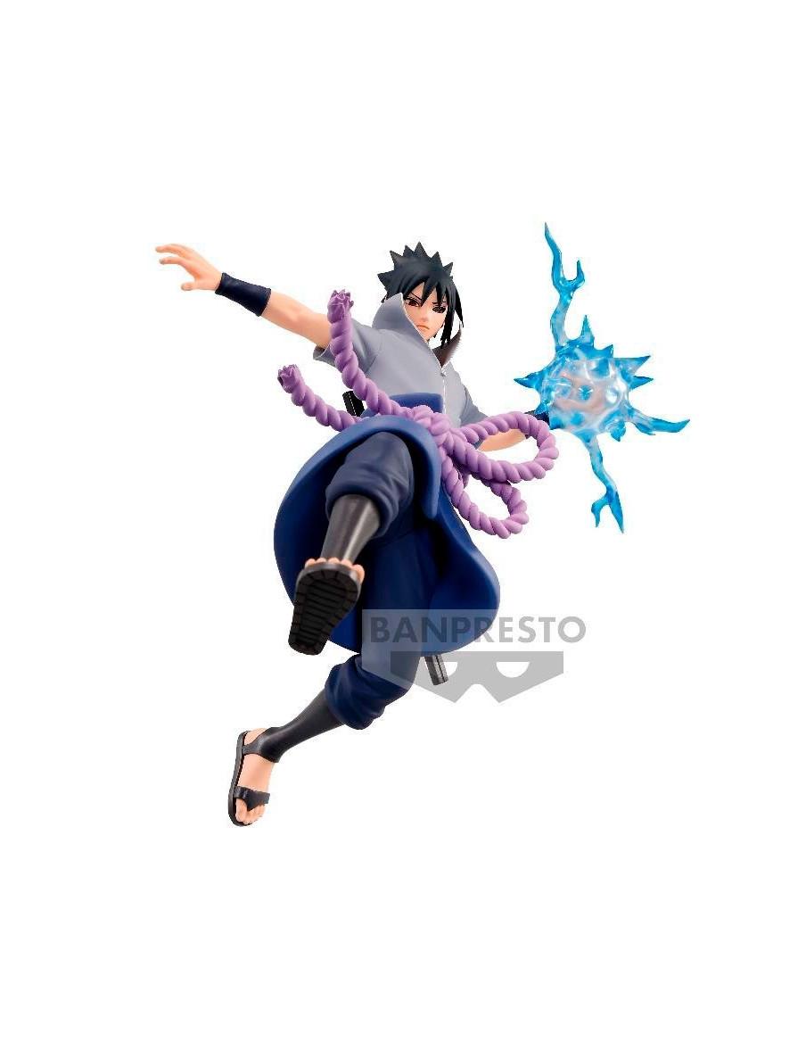 Figura Banpresto Sasuke Effecttreme Shippuden  - Figura de Sasuke Uchiha de Naruto Shippuden con el Chidori 14cm aprox