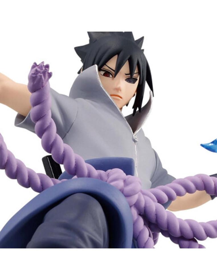 Figura Banpresto Sasuke Effecttreme Shippuden  - Figura de Sasuke Uchiha de Naruto Shippuden con el Chidori 14cm aprox