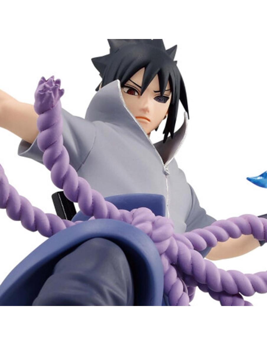 Figura Banpresto Sasuke Effecttreme Shippuden  - Figura de Sasuke Uchiha de Naruto Shippuden con el Chidori 14cm aprox