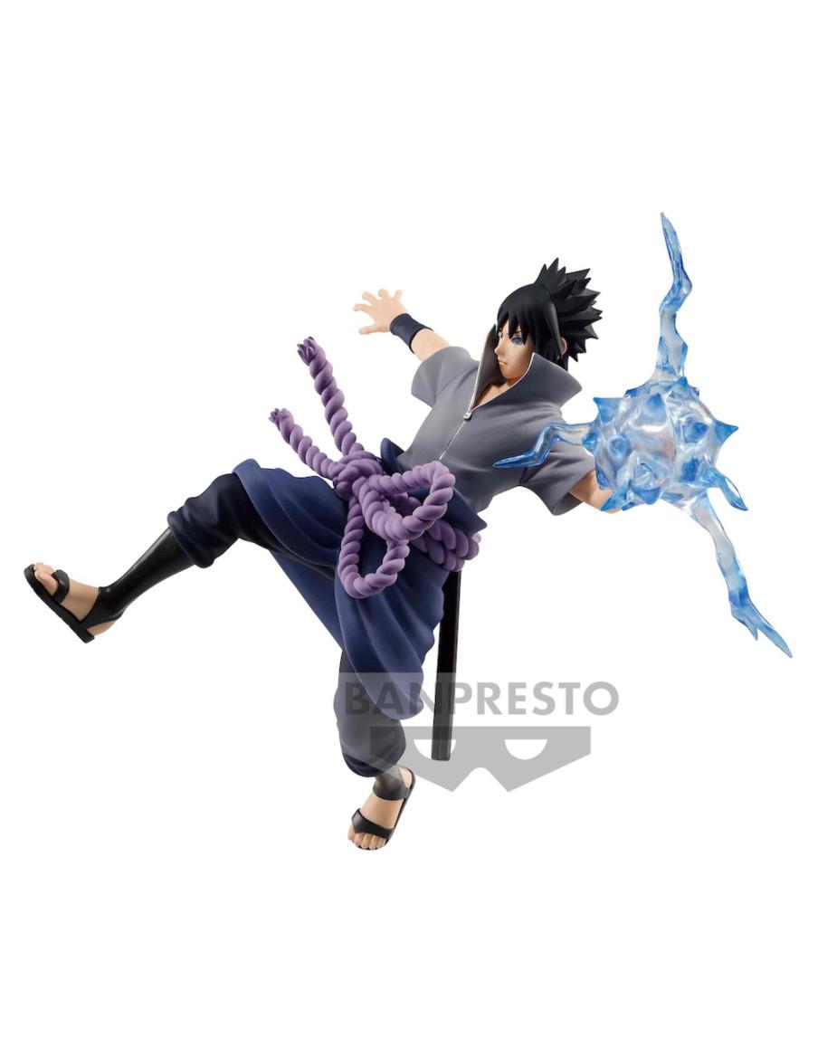 Figura Banpresto Sasuke Effecttreme Shippuden  - Figura de Sasuke Uchiha de Naruto Shippuden con el Chidori 14cm aprox