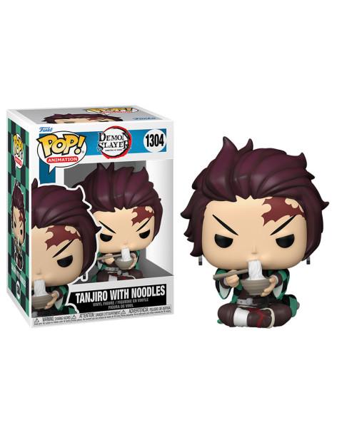 Funko Pop. Tanjiro with Noodles. Demon Slayer: Kimetsu no Yaiba  - Pop. Tanjiro with Noodles. Demon Slayer: Kimetsu no Yaiba