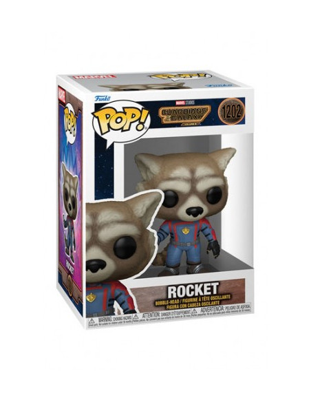 Funko Pop Rocket. Guardianes de la Galaxia Volumen 3. MARVEL