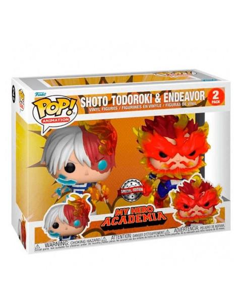 Funko Pop Shoto Todoroki y Endeavor. My Hero Academia  -