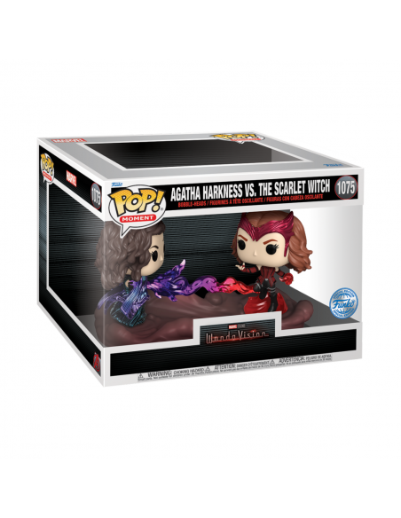 Funko Pop Moments. Bruja Escarlata vs Agatha Harkness. WandaVision Marvel