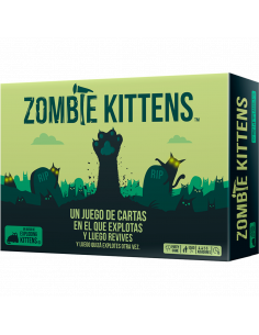 Zombie Kittens  - Un juego de Exploding Kittens independiente y al mismo tiempo compatible con otras versiones de Exploding Kitt