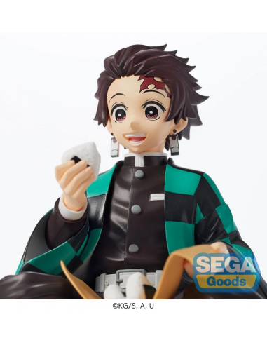 Figura Tanjiro Kamado Comiendo. Demon Slayer Kimetsu No Yaiba  - Figura Tanjiro Kamado Comiendo 15 cm aprox.