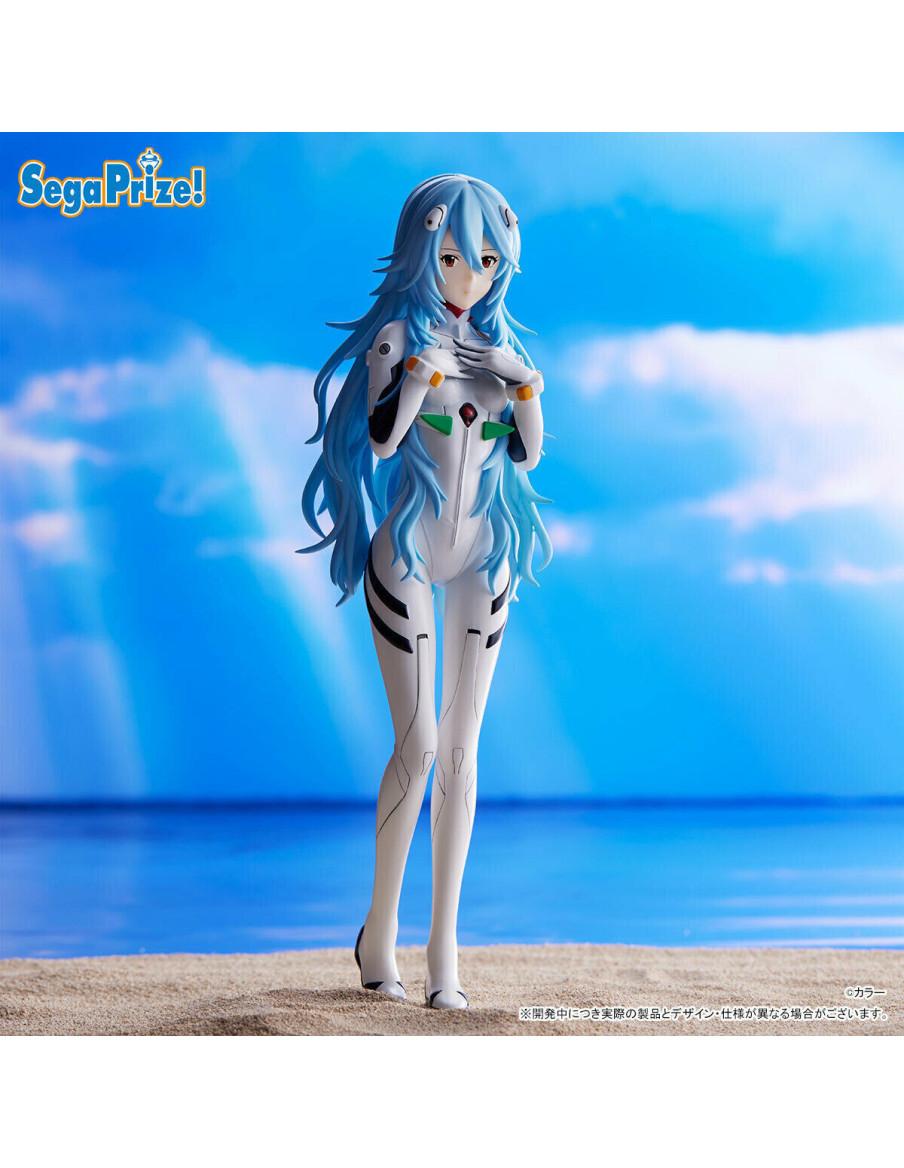 Figura Rei Ayanami Long Hair version. Evangelion 3.0 Thrice Upon a Time  - 