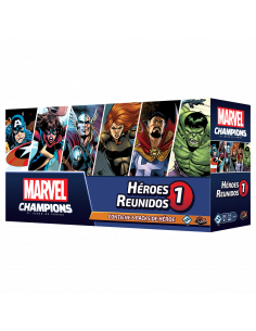 Heroes Reunidos 1. Marvel Champions  - ¡Seis héroes en una caja única! Utiliza su poder en tus aventuras de Marvel Champions: El