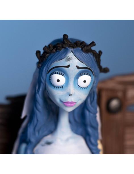 Figures Collector Set La novia cadáver en banco con Víctor y Zero. Tim Burton  - Diorama de figuras premium de los personajes de 2
