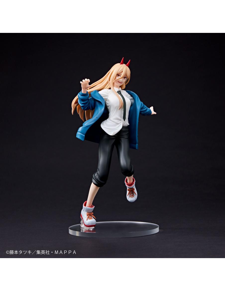 Figura Power Chainsaw Man. Taito  - Figura PVC del personaje de Chainsaw Man Power  20 cm altura aprox. Incluye base