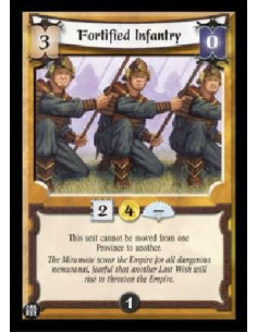 Fortified Infantry  - This unit cannot be moved from one Province to another.