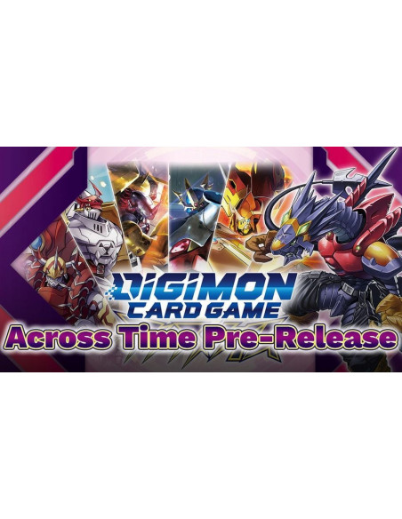 Digimon BT12 Across Time: Prerelease Tournament (May 6th, Saturday 11:00)