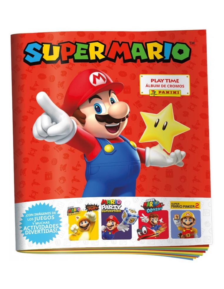 Pack de Inicio Álbum y sobres Super Mario Panini  - Pack de Inicio Álbum y sobres Super Mario Panini