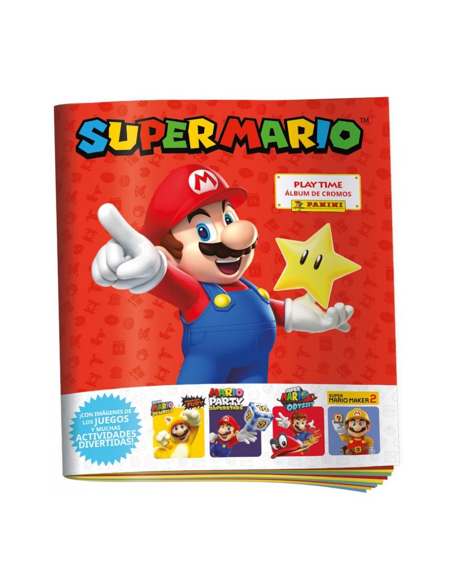 Pack de Inicio Álbum y sobres Super Mario Panini  - Pack de Inicio Álbum y sobres Super Mario Panini