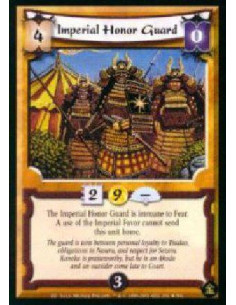 Imperial Honor Guard  - Imperial Honor Guard is immune to Fear. Imperial Favor effects cannot target this unit.