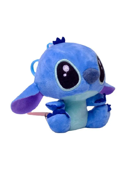 Peluche Stitch. Lilo & Stitch  - Peluche de 12cm aprox con mosquetón de plástico para colgarlo.