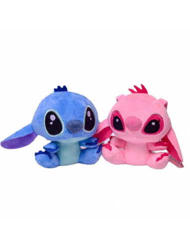 Peluche Stitch. Lilo & Stitch  - Peluche de 12cm aprox con mosquetón de plástico para colgarlo.