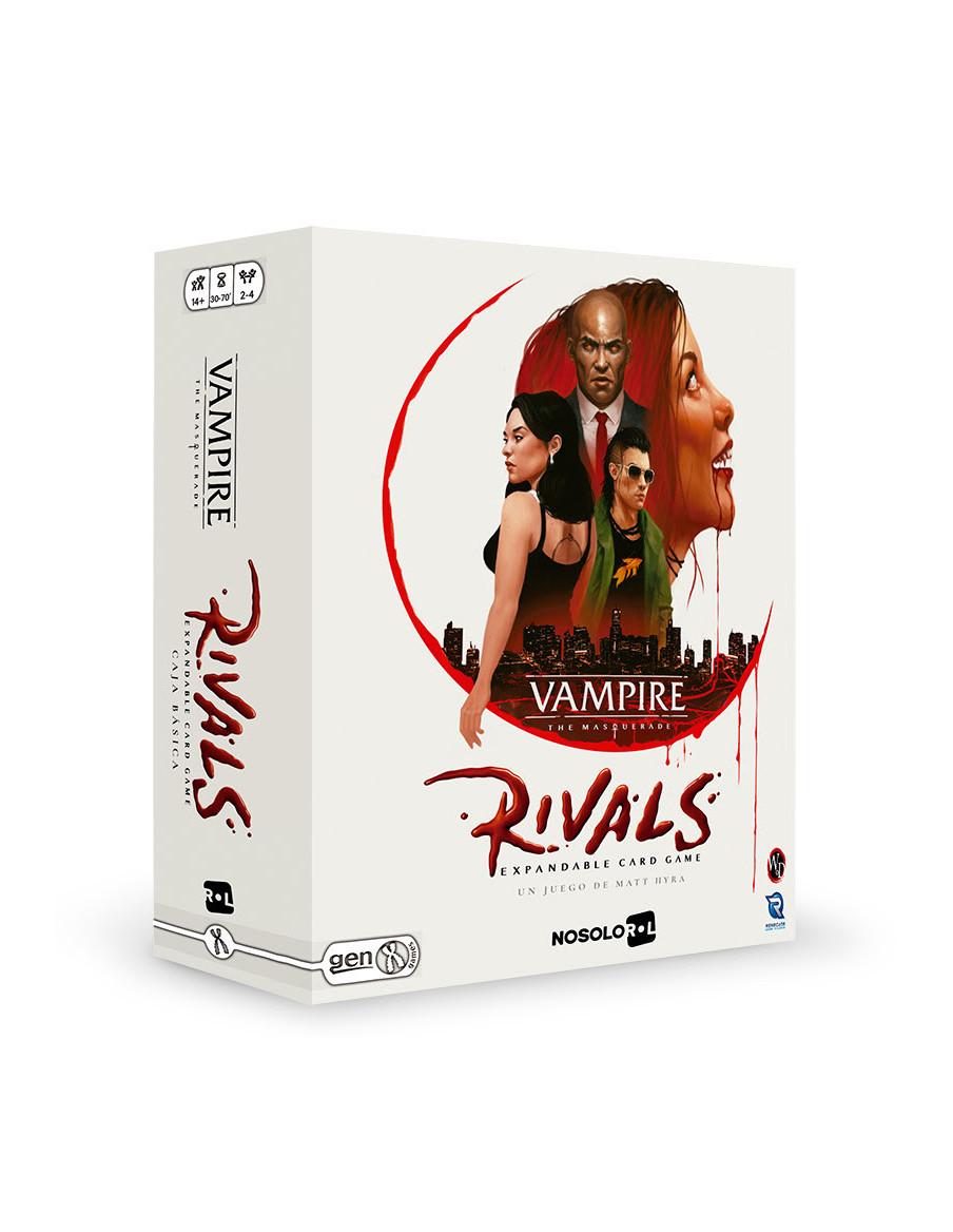 Vampire: The Masquerade - Rivals (Español)  - Vampire: The Masquerade - Rivals es un juego de cartas ampliable para entre 2 y 4 