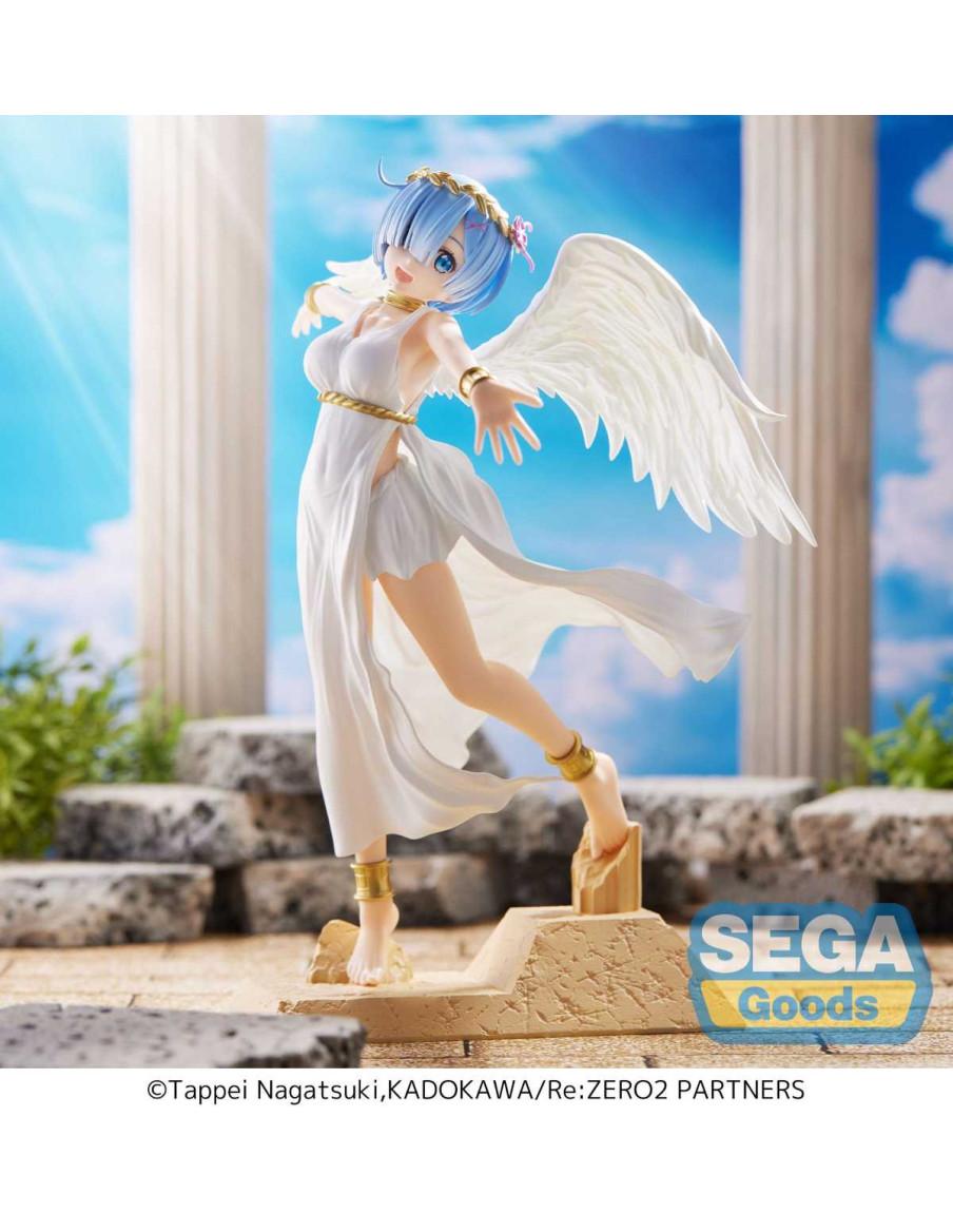 Figura Rem Super Demon Angel Ver. Re: Zero Sliaw Luminasta  - 