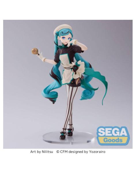 Figura Hatsune Miku Bitter Patissier Ver. 21 cm  - Figura Hatsune Miku 15th Aniversario Murakami Yuichi Ver. 21 cm
