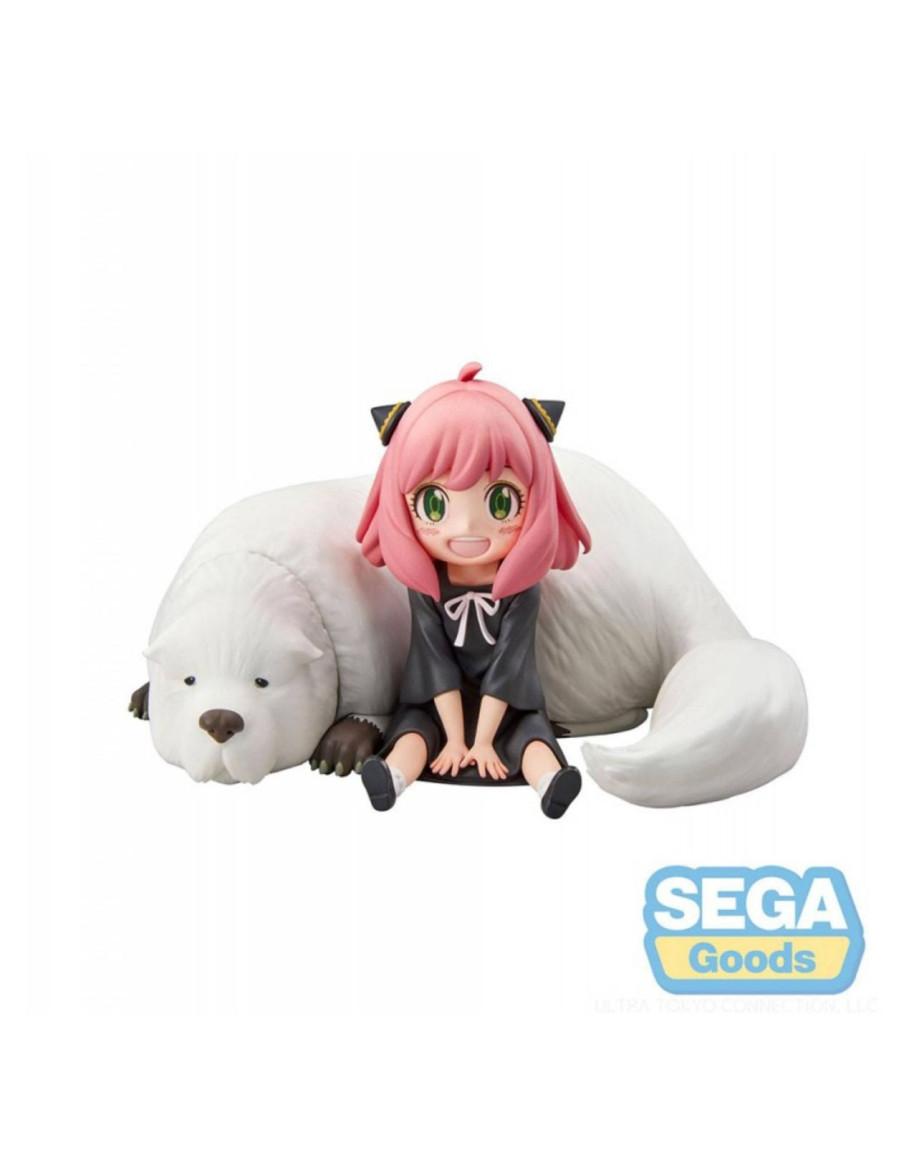 Figura Anya Forger y Bond Forger. Spy x Family. SEGA.  - Figura de los personajes de Spy x Family. Altura aproximada de 8 cm.