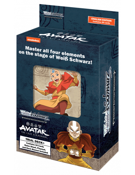 Weiss Schwarz. Avatar: The Last Airbender. Trial Deck (Inglés)  - Water. Earth. Fire. Air. Long ago, the four nations lived toge