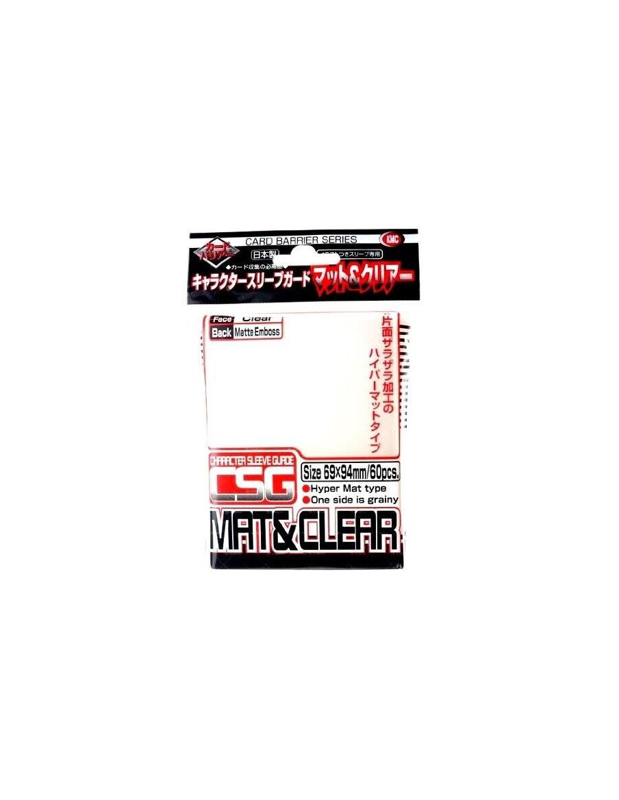 KMC Cover Sleeves Clear. Standard Size (69x94mm)  - KMC Cover Sleeves Clear. Standard Size (69x94mm) 60 Sleeves