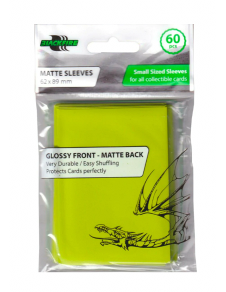 Green Lime Glossy Front - Matte Back Sleeves Japanise Size BlackFire (60)  - Green Lime Glossy Front - Matte Back Sleeves Japani
