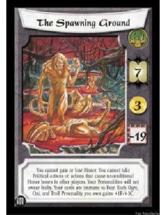 The Spawning Ground FOIL - You cannot gain or lose Honor. You cannot take Political actions or actions that cause unconditional