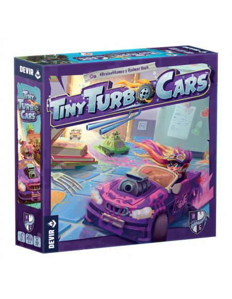Tiny Turbo Cars. Boardgame