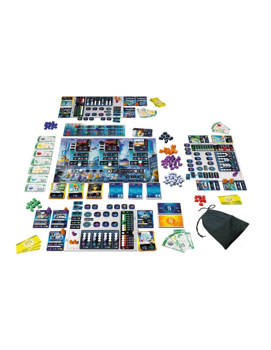 Planet B. Boardgame  - Por fin os quedáis solos en casa, así que es momento de... ¡Montar un circuito de carreras! Las pilas de 