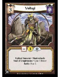 Voitagi Promo - Undead Samurai * Shadowlands Soul of Uragirimono * Lose 3 Honor. Battle: Fear 3.