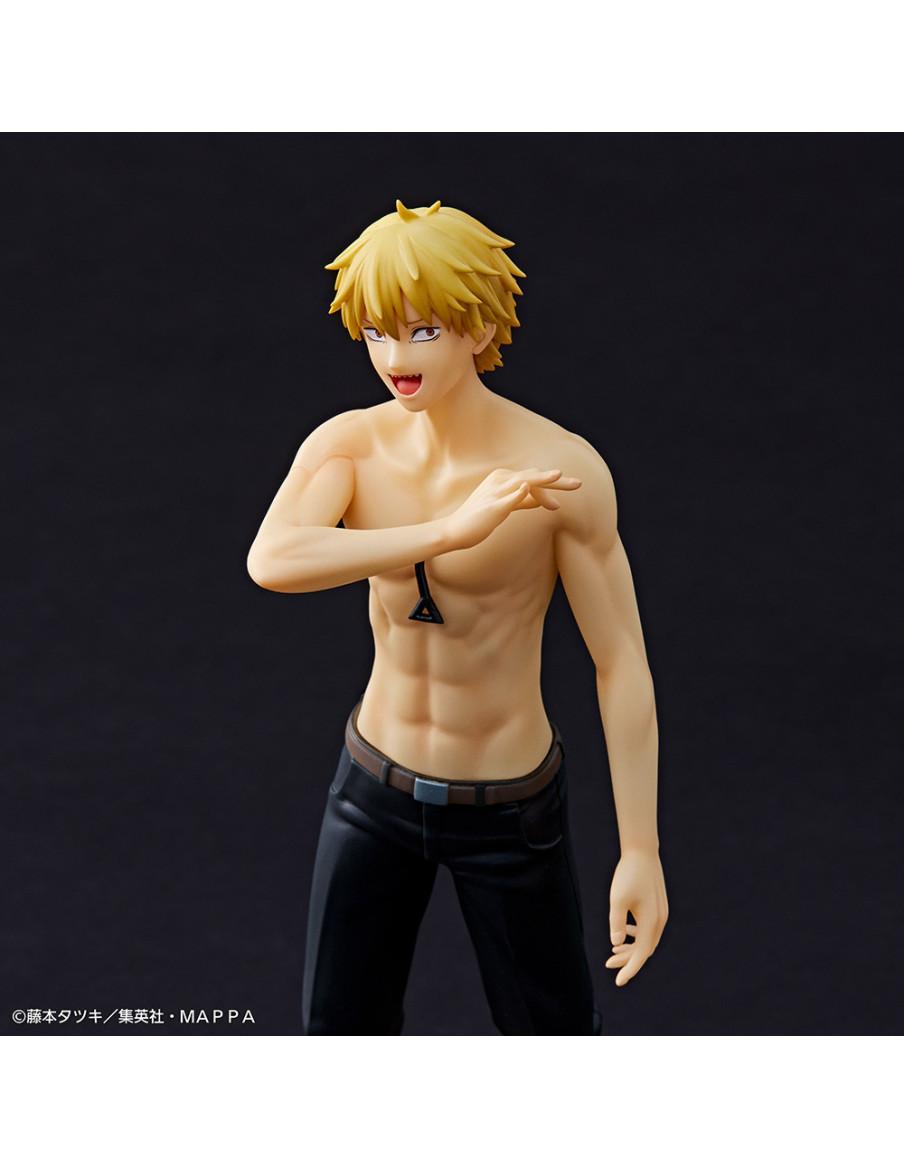 Figura Denji Chainsaw Man. Taito  - Figura PVC del personaje de Chainsaw Man Power  20 cm altura aprox. Incluye base