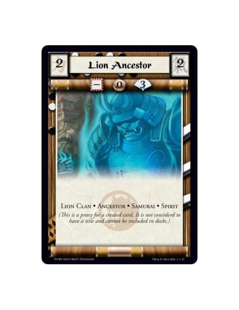 Lion Ancestor  - Lion Clan • Samurai • Ancestor • SpiritMay not be included in decks.