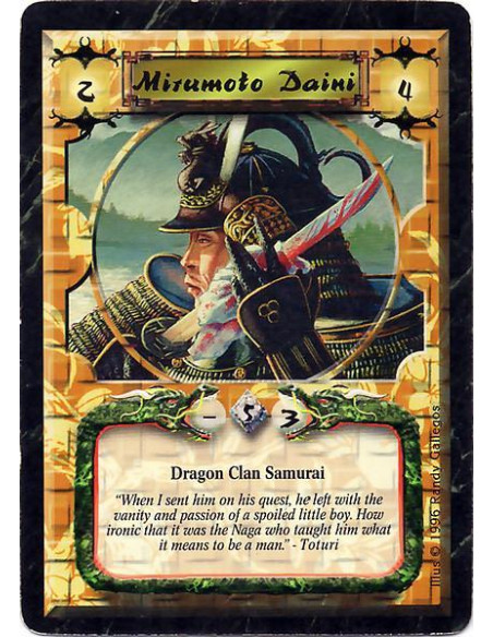 Mirumoto Daini  - Dragon Clan Samurai