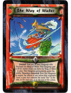 The Way of Water - Limited: Bow one of your Shugenja who becomes an Adept of Water. This Shugenja gets a 2F/2C bonus while you