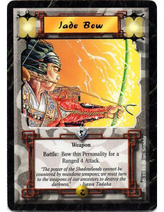 Jade Bow - Weapon Battle: Bow this Personality for a Ranged 4 Attack.
