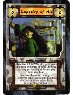 Tapestry of Air - Reaction: When this Personality performs or participates in a Ritual with two or more other Shugenja, play th